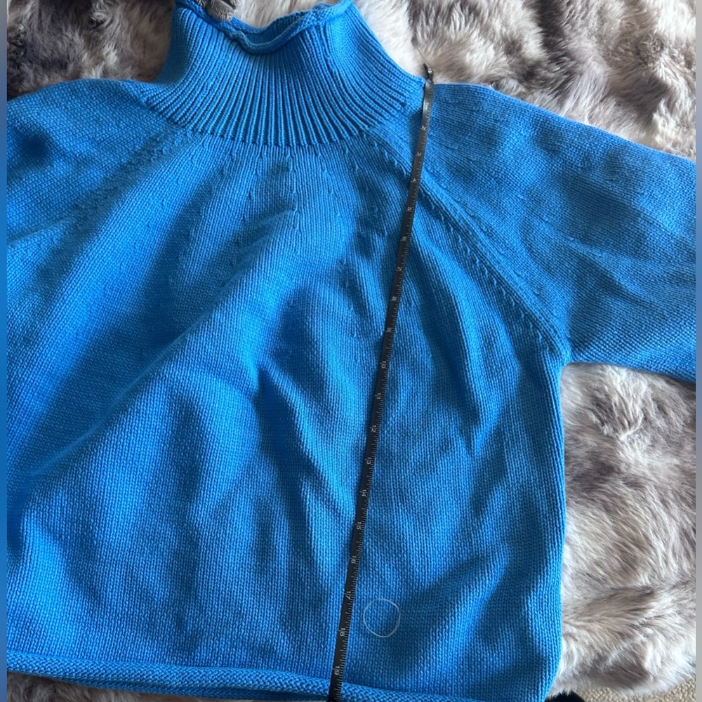 J.Crew Cotton-blend Rollneck™ sweater in Sail Blue size L - Picture 6 of 6